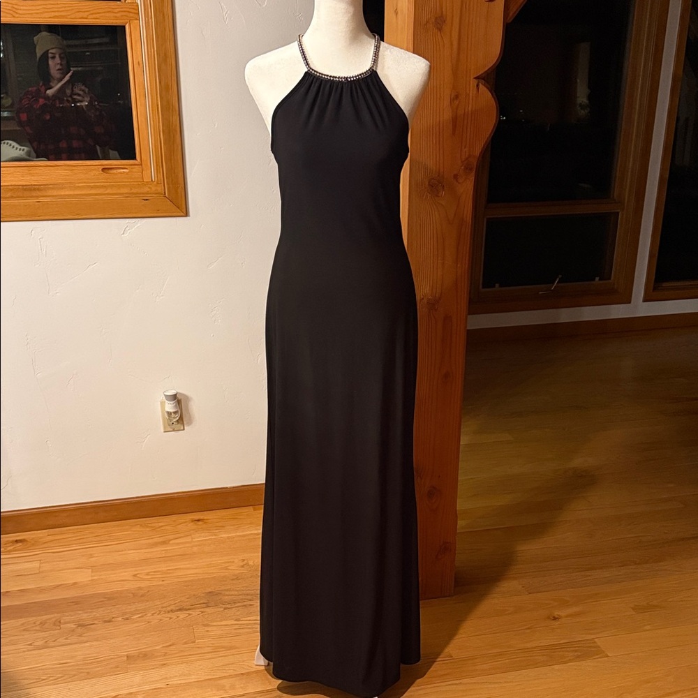 Elegant Black Evening Gown